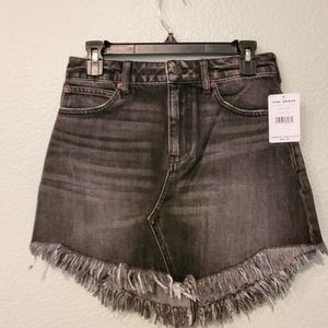 Free People Bailey Denim Mini Skirt